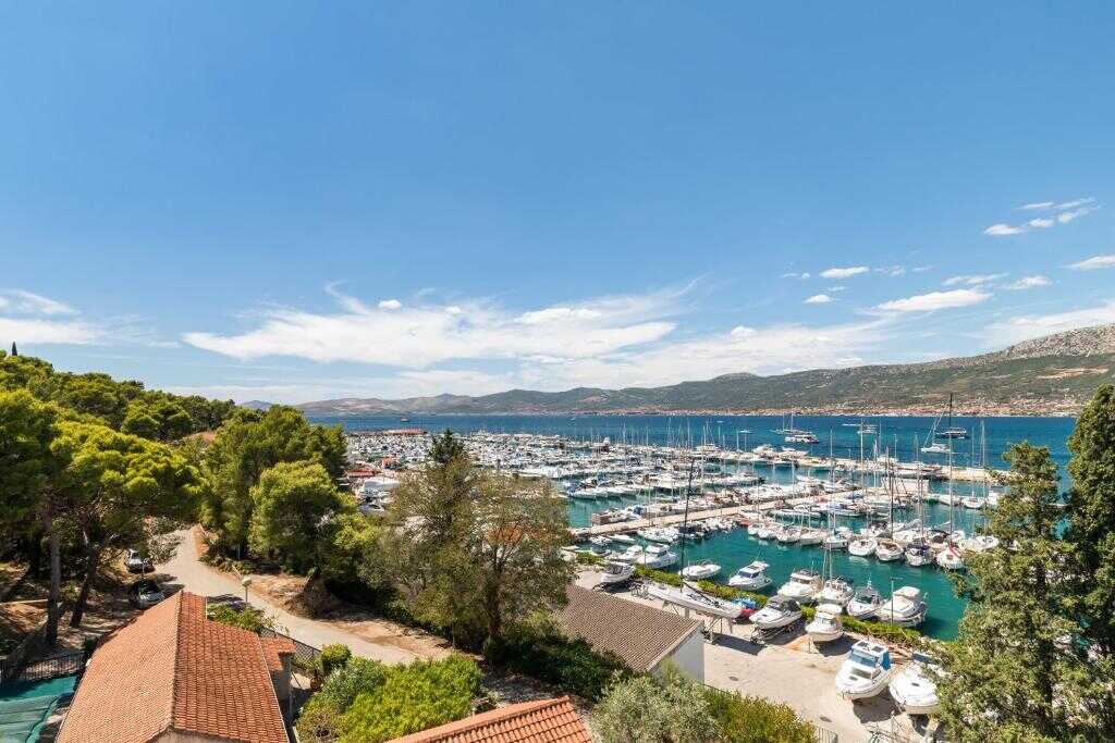 View over the marina and the sea from Akademis - Fit Split in Split